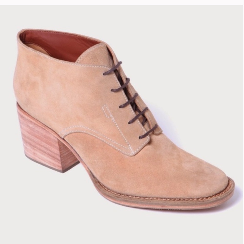 Rachel Comey Ibex laceup Suede Booties Boots Size 7